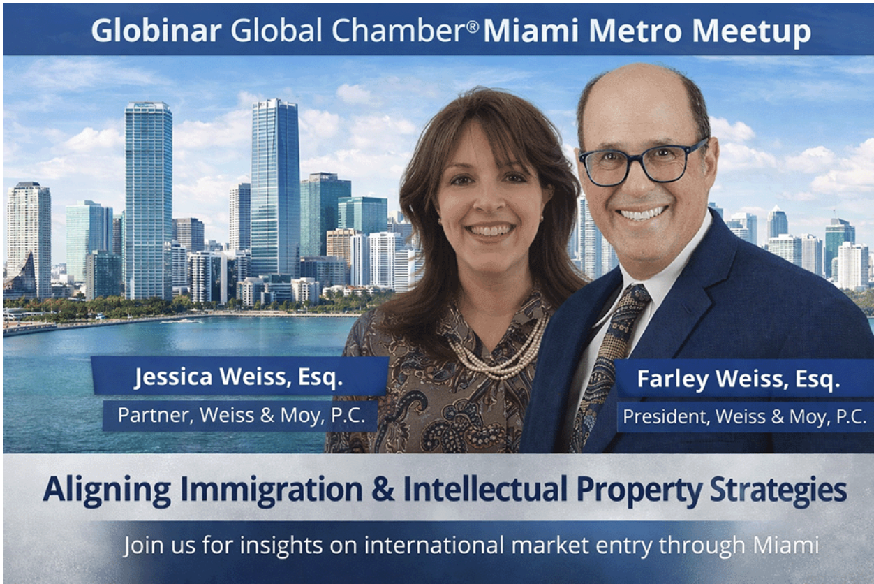An invitation to the Globinar Global Chamber® Miami Metro Meetup.